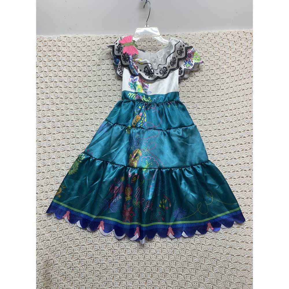 Disney Mirabel‎ Encanto Costume  For Girls Fits Ages 4-6